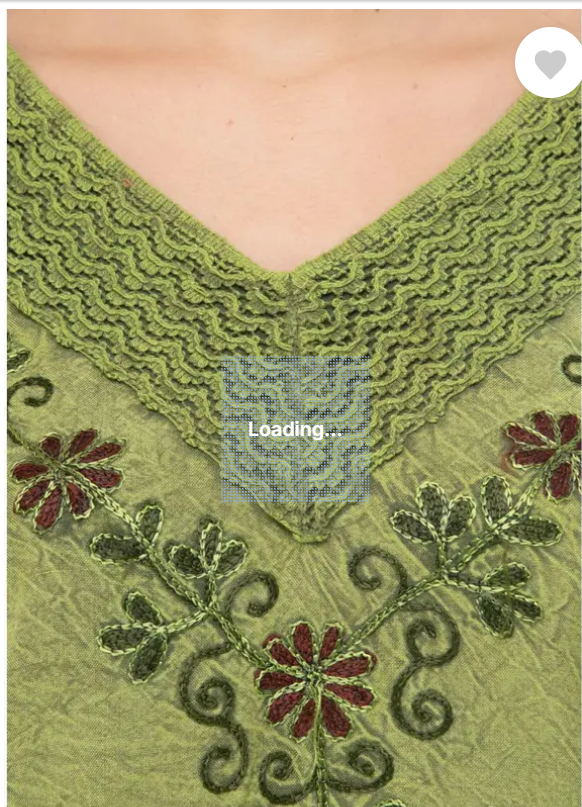 short embroidered top for women